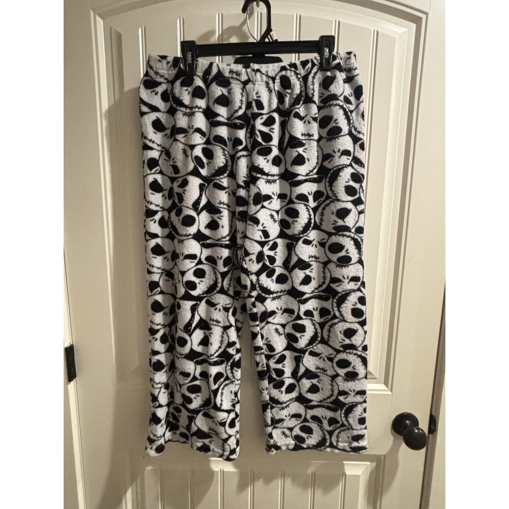 Tim Burton’s The Nightmare Before Christmas Unisex Pajama Pants Fleece Jack Skel